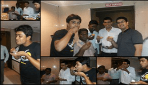 Bidding Farewell to Abhishek with 140 Pani Puri’s