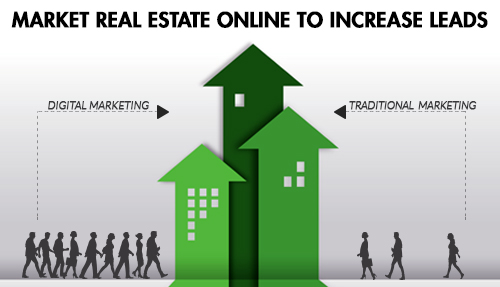 Market real estate online to increase leads