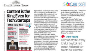 Content Marketing helps startups connect – Social Beat featured in the Economic Times