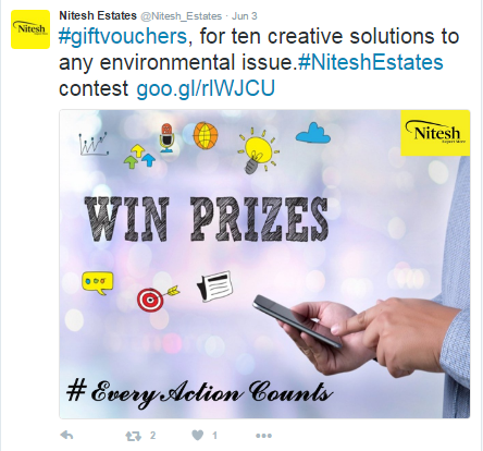 Nitesh Estates-Twitter