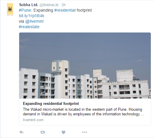 Sobha Ltd.-Twitter