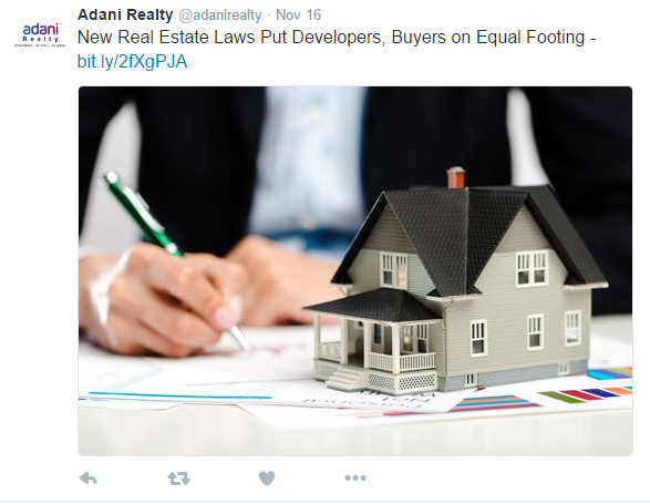 Adani realty post