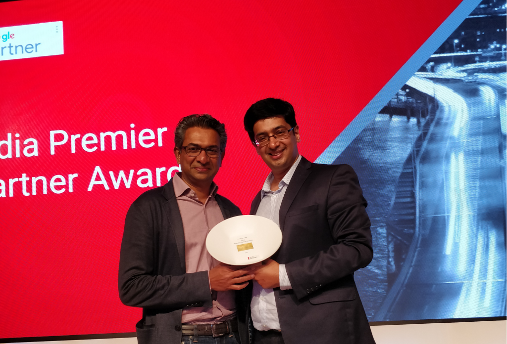 Social Beat wins the Display Innovation Award from Google Premier Partners in India