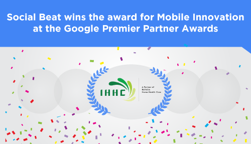 Social Beat wins Mobile Innovation at Google Premier Partner Awards in India