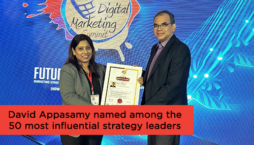 David Appasamy named among the 50 most influential strategy leaders